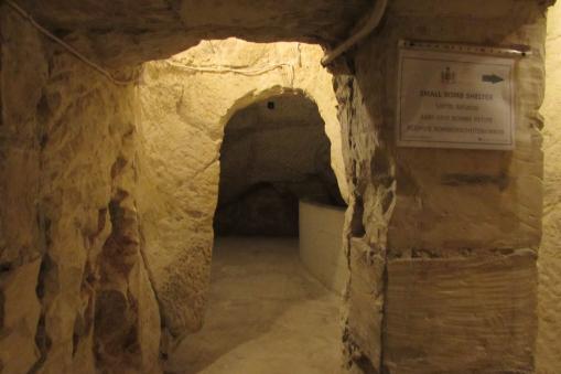 Casa Rocca Piccola - bomb shelter built in 1935