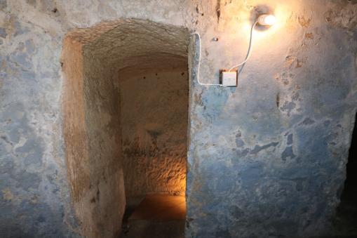 Villa Bologna - bomb shelter entrance